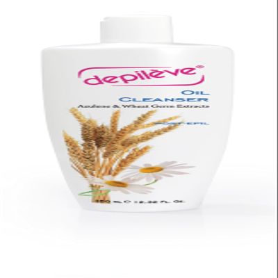 Depileve Oil Cleanser - Water-Soluble Cleansing and Treatment Oil Wax Residue When Removed After Hair Removal, 350 ml