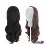 Remeehi 3/4 Half Wig Brazilian Remy Human Hair Wigs Body Wave Clip in None Lace Half Wig(18" 180g 14#) view 2