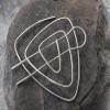 2017 Celtic Silver Triangle Hair Bun Holder Hair Clip Hair Fork Women Gift. view 4