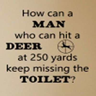 customized bathroom decal
