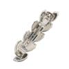 L. Erickson Ivy Crystal Small Barrette, Jet Hematite | Crystal Blue Shade view 2