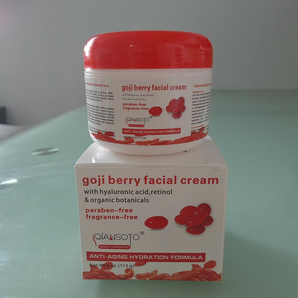 Goji Berry Anti Aging Hydration & Nourishing Face Facial Cream(4oz, 113g), Anti Wrinkles & Moisturizing Facial Cream