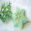 Christmas Soap Snowflake Holiday Stocking Stuffer Party Favors Winter Soaps Handmade White Clay Vegan Natural Gift Bath Beauty Bathroom Decor Gift for Her view 1