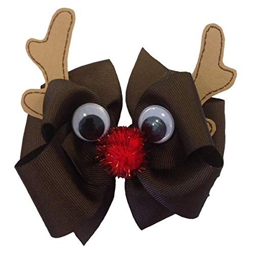 Boutique Rudolph Hair Bow