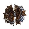 Animal Cheetah Zebra Print Boutique Hair Bow view 1