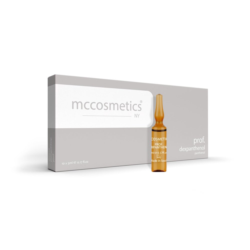 MCCosmetics NY | Prof. Dexpanthenol | Hydrating Solution with Panthenol 20% | For a Soothed & Revitalized Appearance | 10 x 2ml Ampoules | Made in Spain