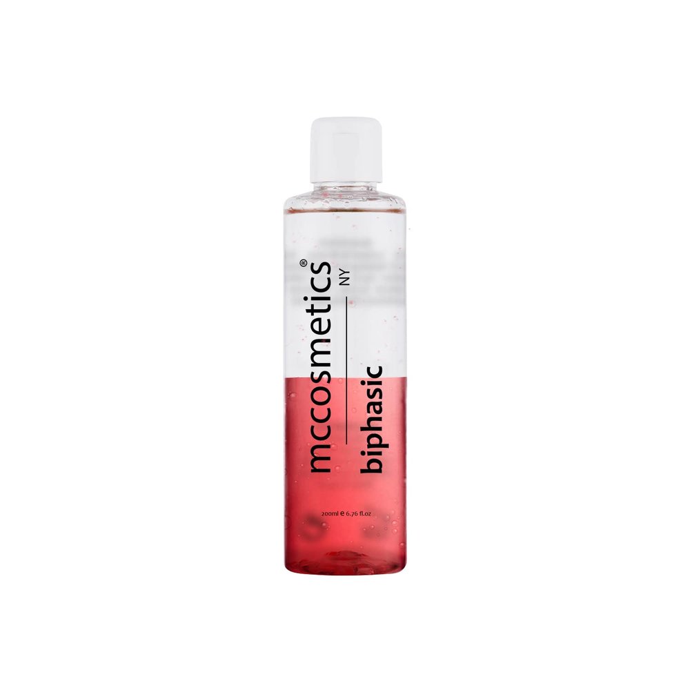 MCCosmetics NY | Biphasic Makeup Remover & Toning Lotion with Cucumber, Panthenol & Allantoin | 200ml | Made in Spain