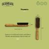 Golden Beards Big Beard Brush  Pear Wood Handle & Natural Boar Bristles  Large Beard Grooming Brush for Thick, Long Beards  Handmade, Vegan & Cruelty-Free view 4