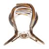 France Luxe Little Couture Claw Clip - Onyx view 2