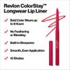 Revlon Lip Liner, Colorstay Lip Makeup with Built-in-Sharpener, Longwear Rich Lip Colors, Smooth Application, 677 Fuchsia, 0.01 oz view 3