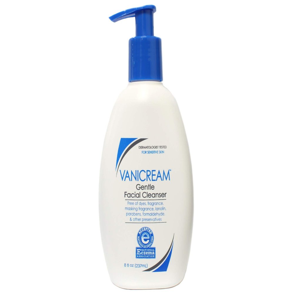 Vanicream Gentle Facial Cleanser For Sensitive Skin Soap-Free, 8.0 Fl Oz