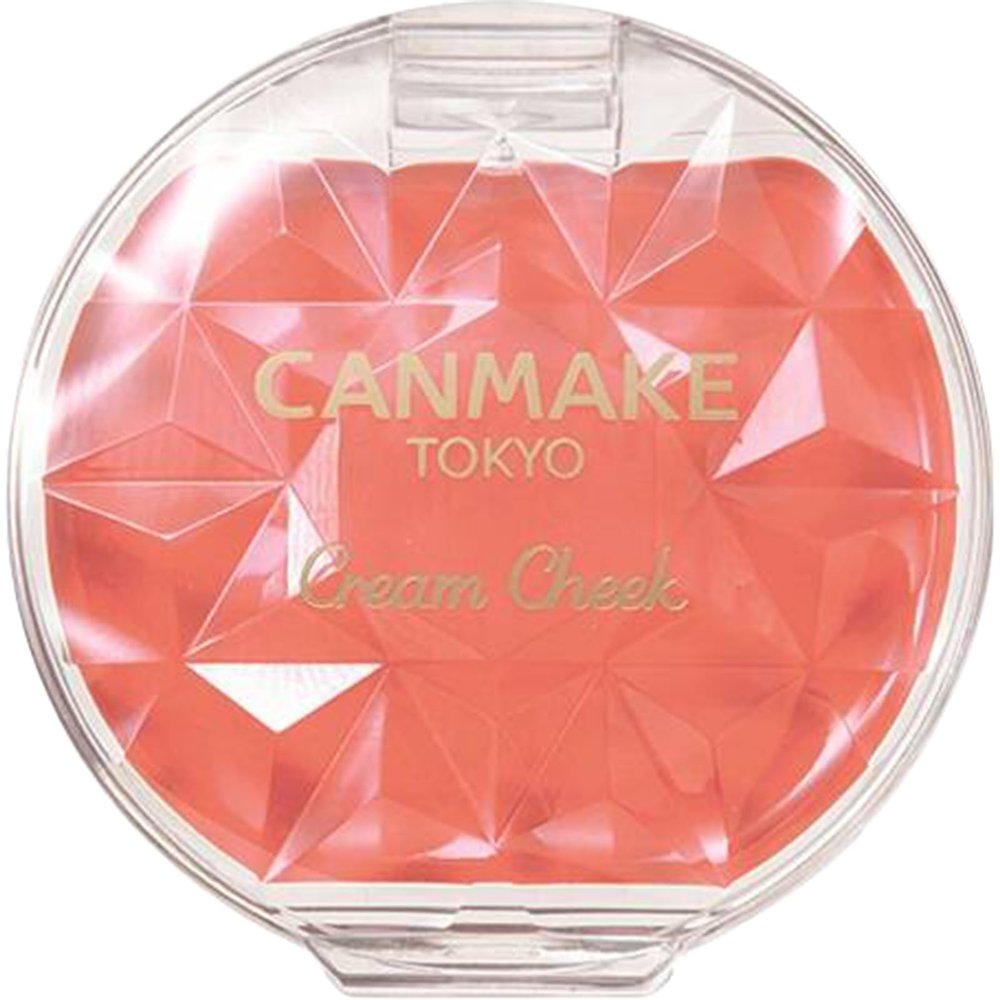 CANMAKE - Cream Cheek - Vibrant Melting Gel - 0.08 Oz. (2.4 g) (Pink - 05 Sweet Apricot)