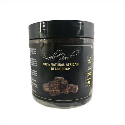 African Soft Black Soap Tubs 1lb Lot of 12