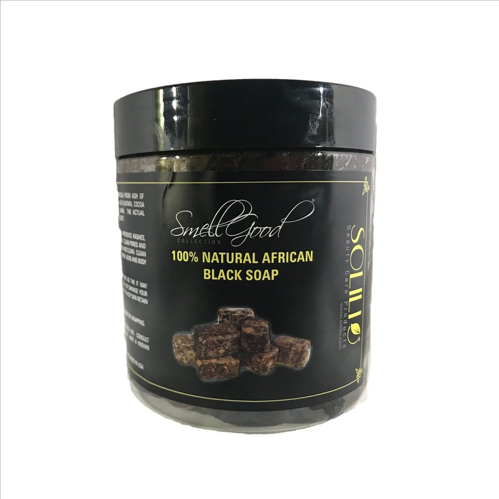 African Soft Black Soap Tubs 1lb Lot of 12