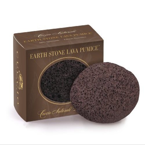 CUCCIO NATURALE EARTH STONE LAVA PUMICE pedicure foot exfoliator for removal of dry hard skin by Cuccio