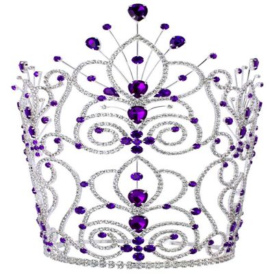 #16111 - Maus Spray Crown - Amethyst - 10"