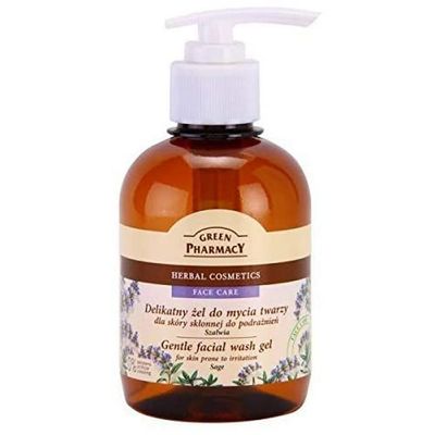 Elfa Pharm Green Pharmacy Cleansing Gel Sage Without Parabens Sensitive Skin 270 ml