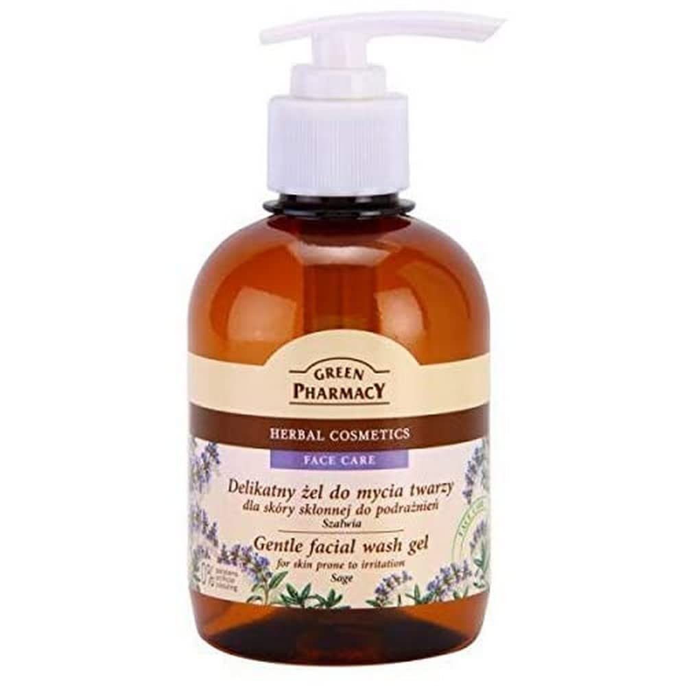 Elfa Pharm Green Pharmacy Cleansing Gel Sage Without Parabens Sensitive Skin 270 ml
