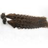 Remeehi 100s 1g/s Brazilian Virgin Fusion Hair Extensions Deep Curly Human Real Hair Keratin Nail U Tip Hair Extension(24" 33#) view 3
