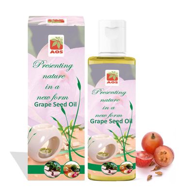 AOS Products 100% Pure Grape Seed Oil (50 ml)