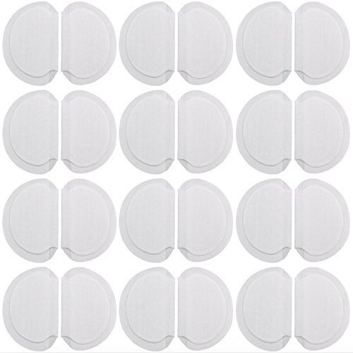 Armpit Sweat Shield Absorbent Liner - Single Use, Disposable - Moisture Wicking for Underarm Perspiration (12 Pairs)