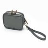 Angelina's Palace Cette Cosmetic Bag Travel Make up Bag Organizer Travel case 2 compartments with Brushes Holders (Memory Pewter) view 3