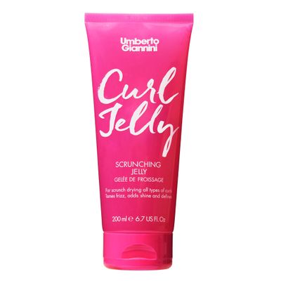 Umberto Giannini Curl Jelly Scrunching Jelly 6.7 fl Oz - Frizz Solution Defining Hair Gel for 2a-4c Curly, Wavy, Coily Hair - Vegan & Cruelty-Free