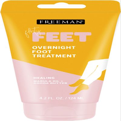 Freeman Bare Foot Overnight Foot Treatment 4.2 Ounce (124ml) (2 Pack) (18401-QBC-OS)