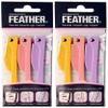 Feather Flamingo Facial Touch-up Razor (3 Razors X 2 Pack) view 2