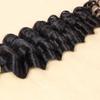 Remeehi 100s Pre-Bonded Nail U Tip Keratin Glue Natural Hair Extensions 1g/s Deep Wavy Human Hair Nail Tip Extension(24" 99#) view 4