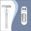 Pearl Double Edge Butterfly Safety Razor (Chrome) view 4