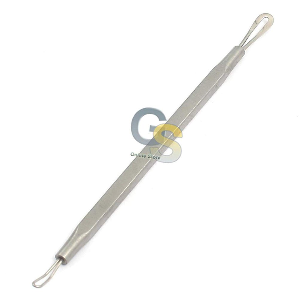 BLACKHEAD BLEMISH REMOVER - PIMPLE COMEDONE EXTRACTOR - DOUBLE LOOP LANCE SQUARE FOR ACNE TREATMENT - BLACKHEADS EXTRACTION ZIT REMOVING BLEMISH REMOVAL WHITEHEAD POPPING by G.S ONLINE STORE
