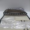 25" Women's Hanging Cosmetic Bag - Houndtooth Black view 3
