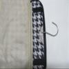 25" Women's Hanging Cosmetic Bag - Houndtooth Black view 4
