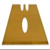 Ecobra 770915 Trapezoidal Blades with Titanium Alloy Gold view 1