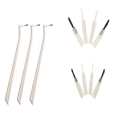 S&Dent USA FDA & TUV CE 1 Pack 100pcs Disposable Brush Tips with 50pcs Handle Holder Applicator Brush Head Color Random Free Shipping