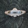 Women's or Girl's Southwestern, Western Leather Hair Barrette view 2