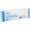 ForPro Professional Collection Firmasoft Non-Woven Epilating Strips, Tear-Resistant, 10% Thicker - Pre-Cut Strips for Hair Removal, White, 3 W x 9 L, 100-Count view 1