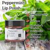 Peppermint Lip Polish, 1 oz by Nabila K - Hydrating Lip Exfoliator & Moisturizer with Honey and Vitamin E for Dry and Chapped Lips - Cruelty-Free, Real Sugar, Made in USA view 2