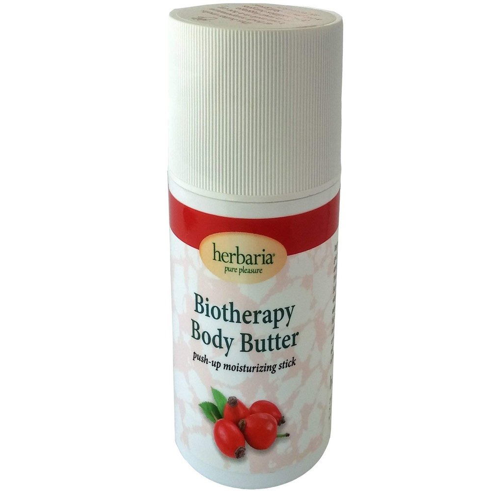 Herbaria Biotherapy Body Butter All-Natural Push-Up Moisturizing Stick with Essential Oils. Enjoy our soaps and other skin-friendly products.