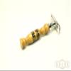 American Walnut Safety Razor with Steampunk Inlay view 2