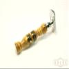 American Walnut Safety Razor with Steampunk Inlay view 4