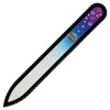 Mont Bleu Crystal Nail File Hand Decorated with Crystals - Universal Size - Handmade - Czech Tempered Glass view 2