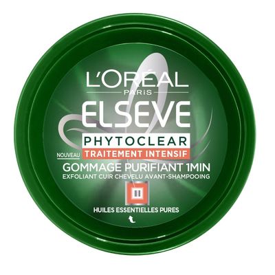 ELSEVE - Exfoliant avant shampoing - Gommage Purifiant 1mn - Pot 150ml