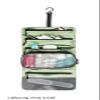 COCOON - Premium - Minimalist Hanging Toiletry Kit - Laminated Silk - Light Green view 2