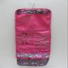 25" Women's Hanging Cosmetic Bag - Purple Dots view 1