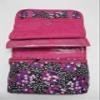 25" Women's Hanging Cosmetic Bag - Purple Dots view 2