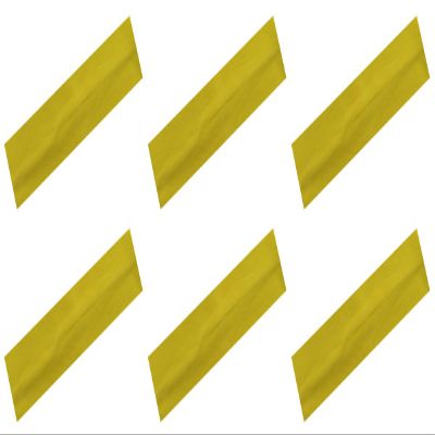 Funny Girl Designs Cotton Stretch Headbands from Same Color - Set of 6 (2 Inches Wide) (Bright Yellow)