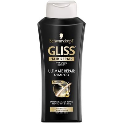 Gliss Shampoo Ultimate Repair 13.6 Ounce (400ml) (2 Pack)