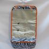 25" Women's Hanging Cosmetic Bag - Zebra Orange Trim view 1